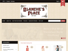 Tablet Screenshot of blanchesplace.com